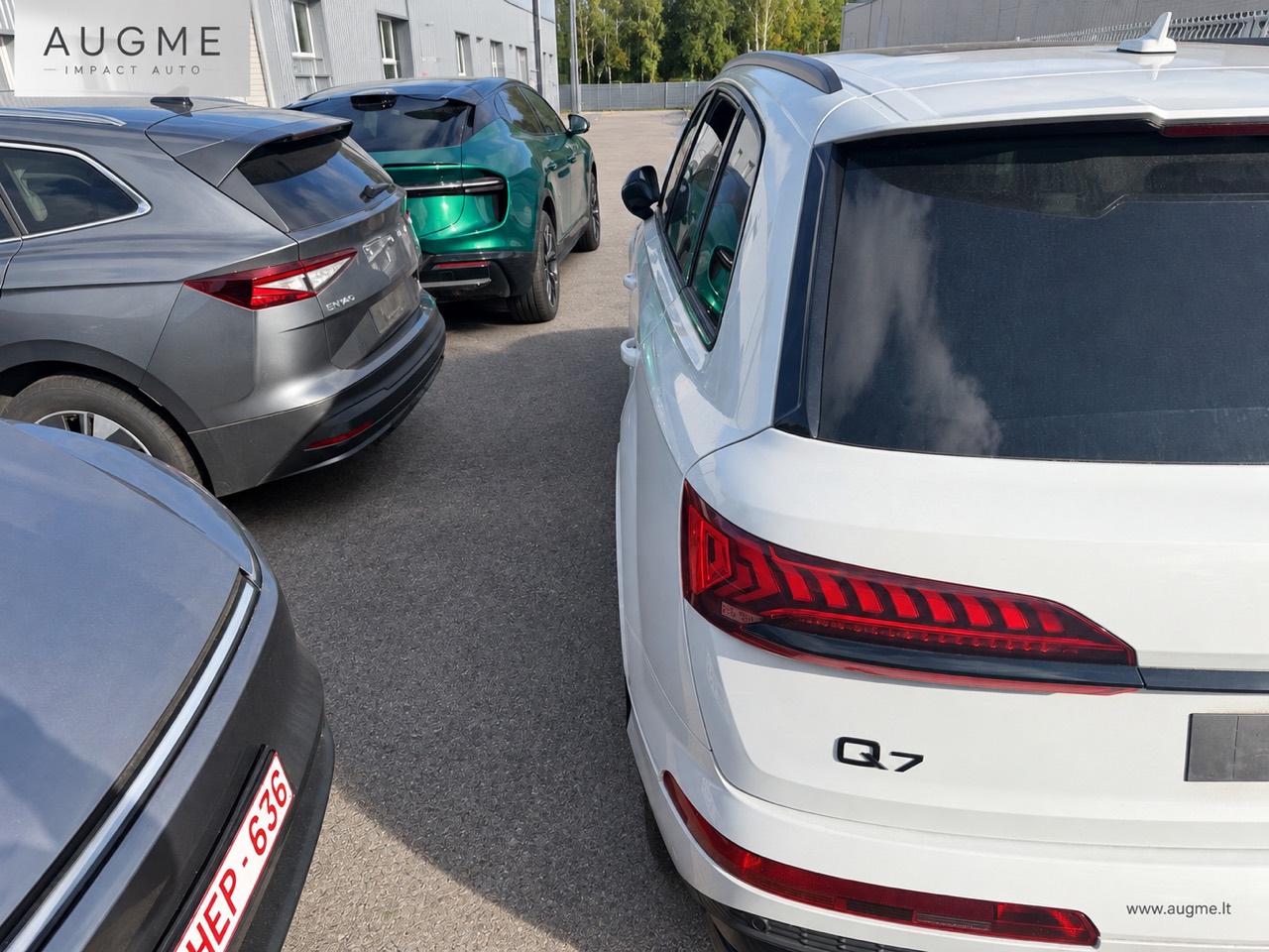 Automobiliai AUGME aikštelėje